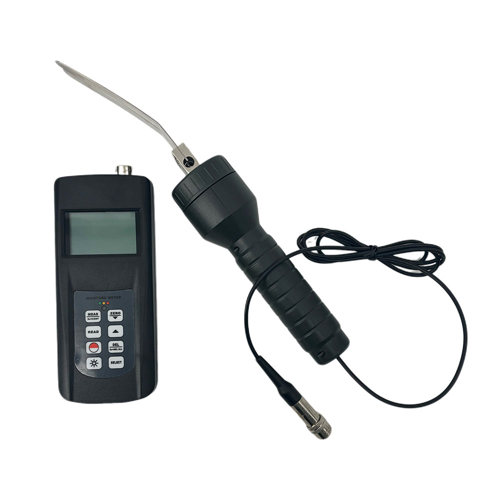 VTSYIQI Paper Moisture Tester Paper Humidity Meter Analyzer with LCD Display 240 Data Sets Can be Stored Contact Type Sensor Type  Resolution 0.1%  Measurement Range 0% to 50% (Cd08) 0%~100% (Cd11) 0%~40% (Cd12)  0%~18% (Cd10)
