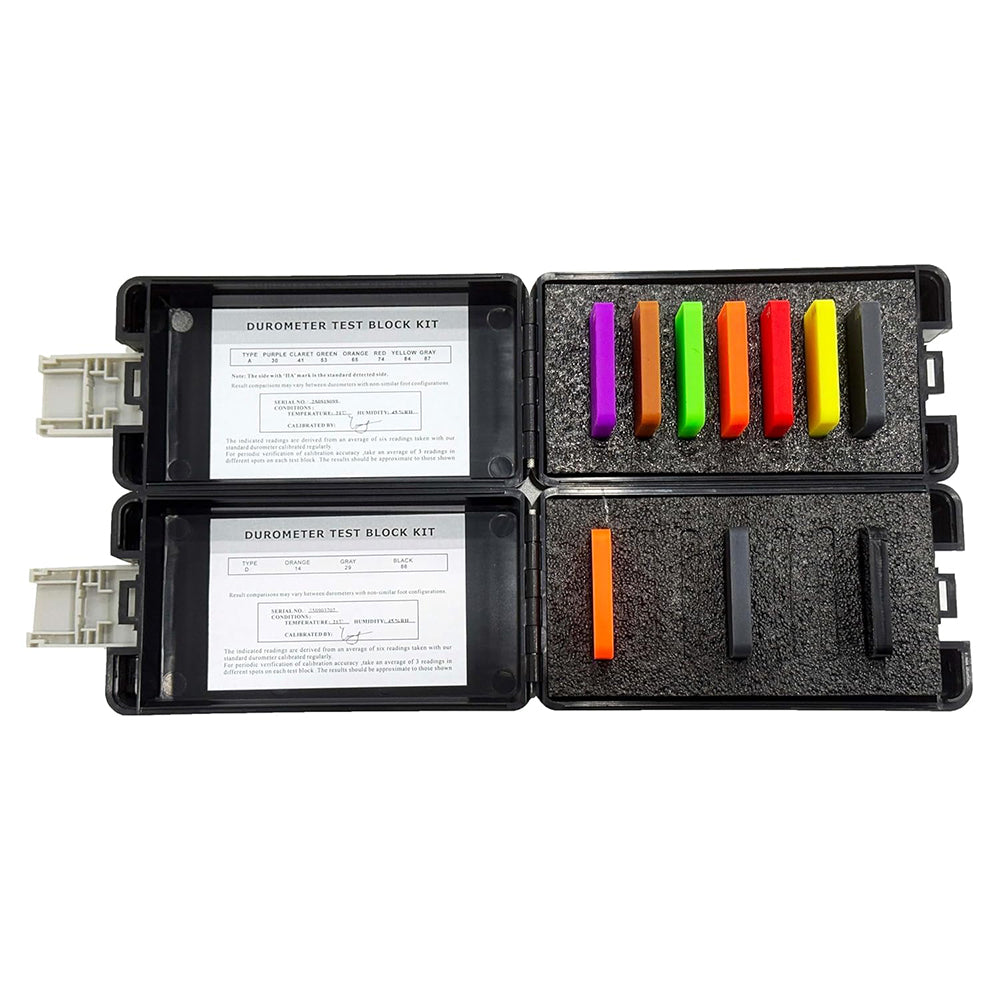 VTSYIQI Shore Hardness Test Block Type A 7 Different Color Blocks and