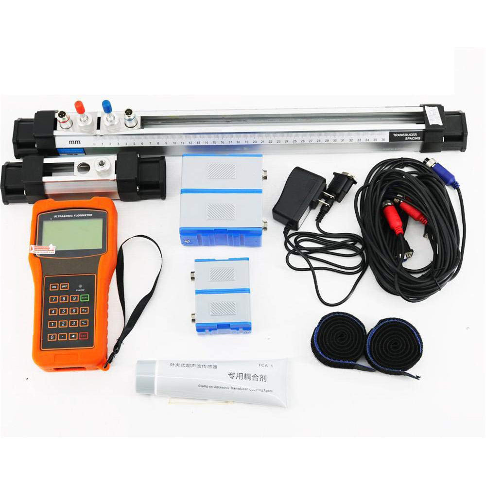 VTSYIQI Ultrasonic Flow Meter Flowmeters With Transducer HM Bracket Sensor EB-1 Extend Stents For Ultrasonic Flow Testing