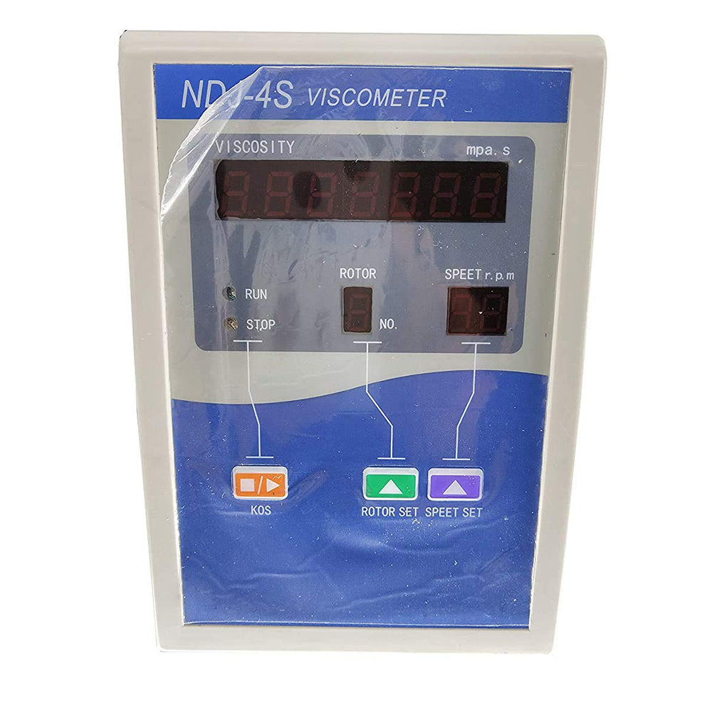 Liquid Viscometer VTSYIQI Liquid Viscometer Rotary Viscosity Meter 4 Spindles 1 to 20000