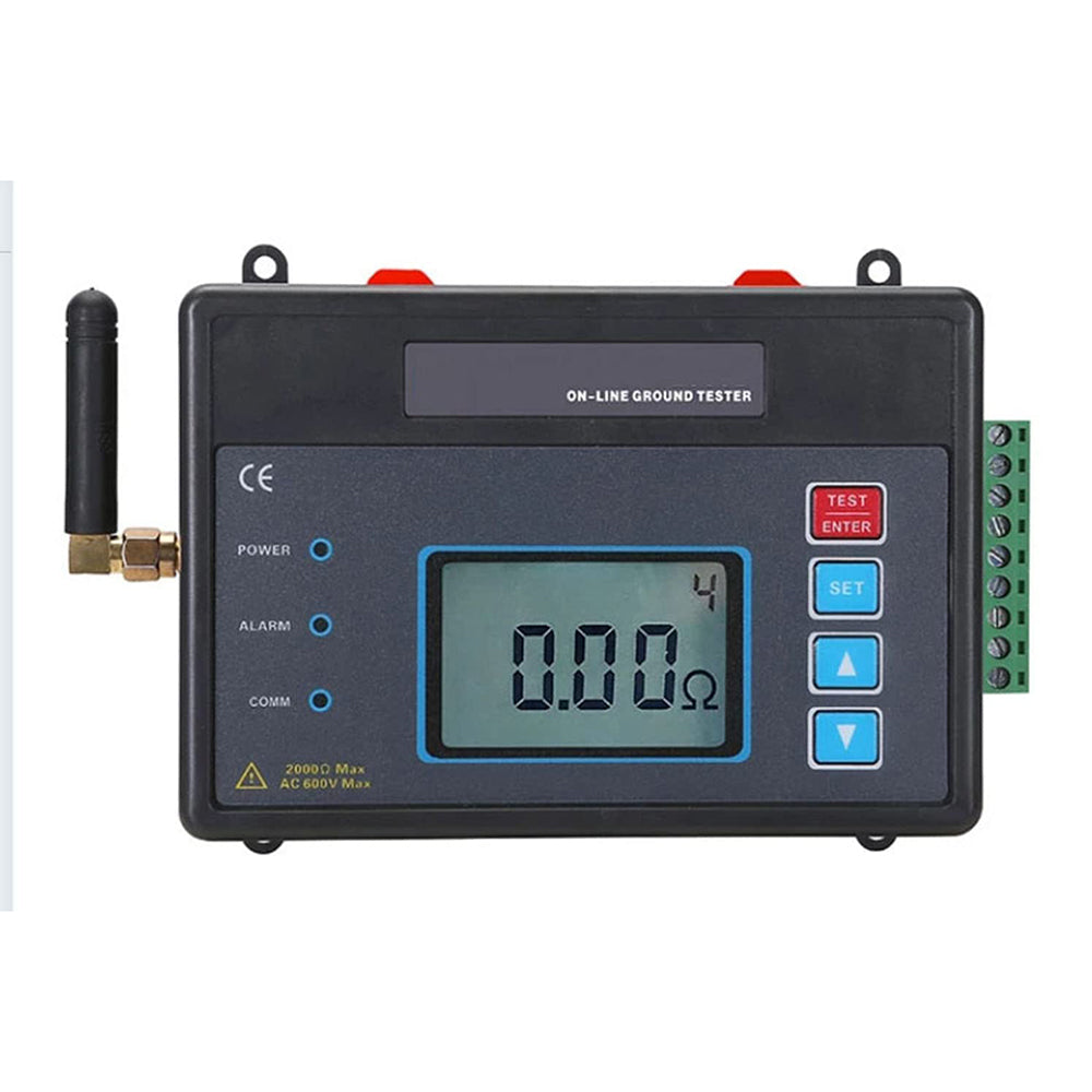Groundmeter VTSYIQI Grounding Earth Resistance Tester Meter Monitoring Online Eart