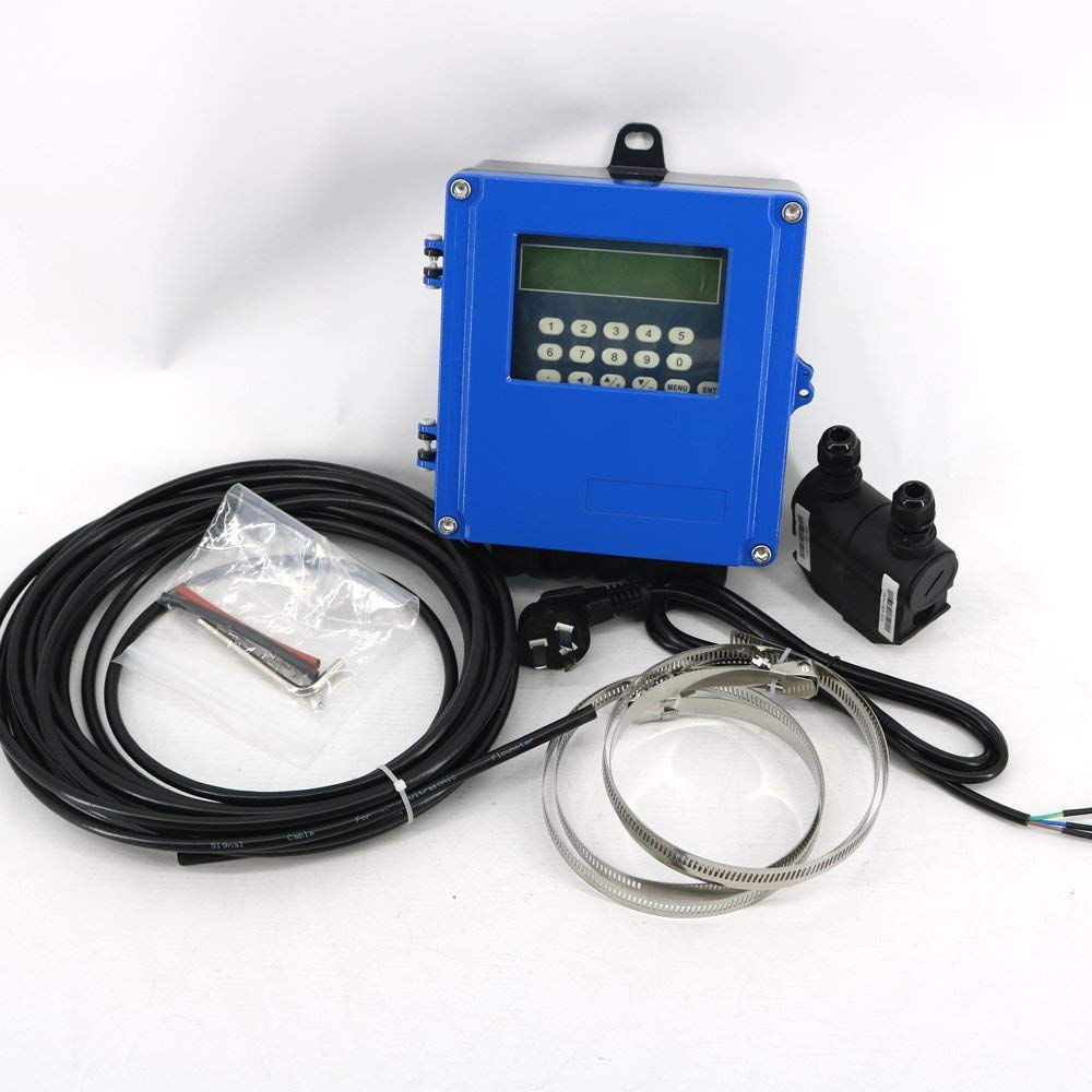 VTSYIQI Fixed Wall Mount Ultrasonic Flow Meters Flowmeter DN25-100mm With Transducer