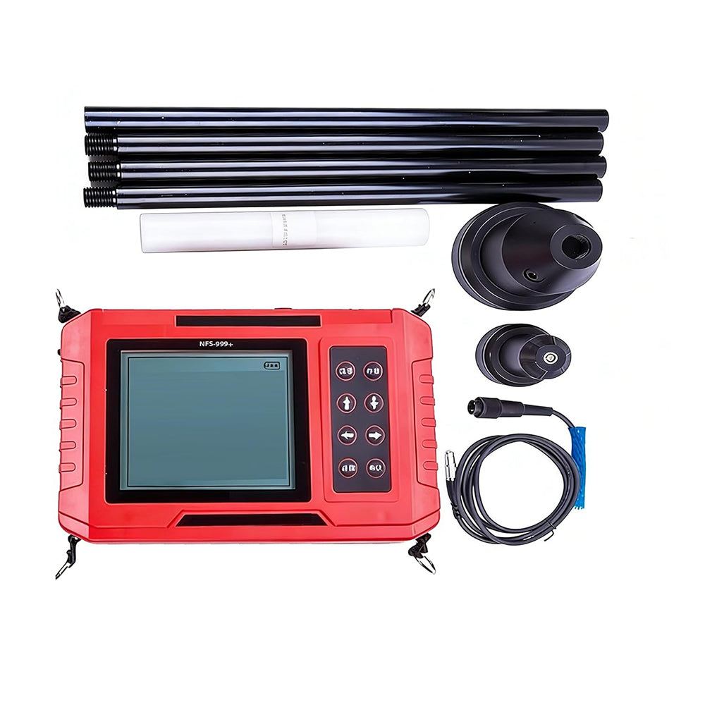 VTSYIQI Floor Slab Thickness Gauge Concrete Floor Thickness Meter with Maximum Indication Error 10 to 900mm(±1mm) 901 to 1000mm(±2mm) Thickness Measurement Range 10~1000mm Data Storage for Measuring the Thickness of Concrete Slabs