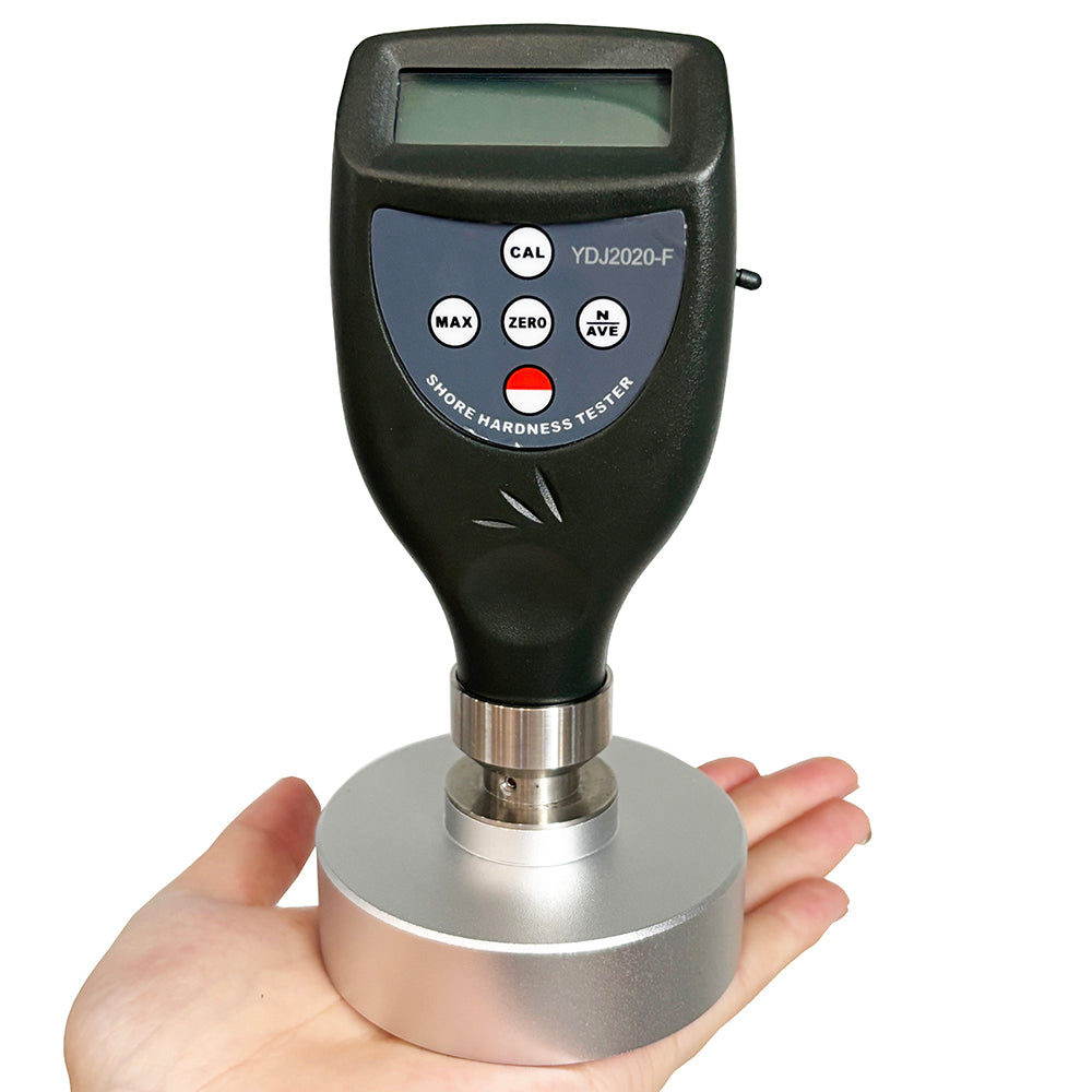 VTSYIQI Shore F Hardness Tester Digital Sponge Durometer for The Hardness Measurement of Foam with Resolution 0.1HF Measurement Range 10 to 90HF Accuracy ≤±1HF