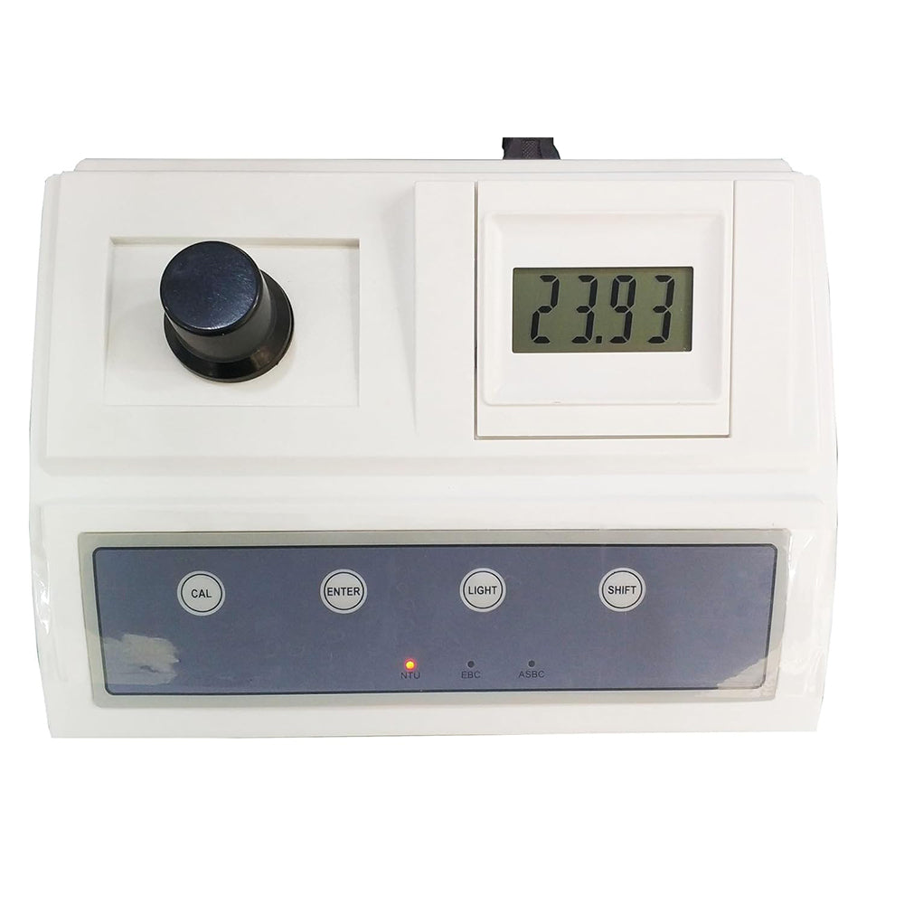 VTSYIQI Benchtop Turbidimeter Turbidity Meter Turbidity Measurement Instrument with Formazine Standard Turbidity Solution Measurement Range 0 to 20 NTU Resolution 0.01NTU Accuracy ±2.5%F.S