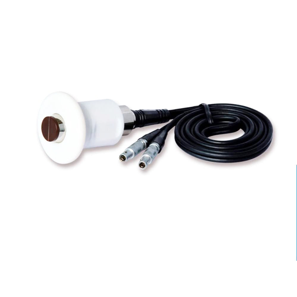 VTSYIQI 5MHz High Temperature Probe Sensor for Ultrasonic Thickness Gauge Series UM-1 UM-2 UM-4 UM-5 with Crystal Diameter 10mm Range 4.0 to 80mm Max Temperature 380°C