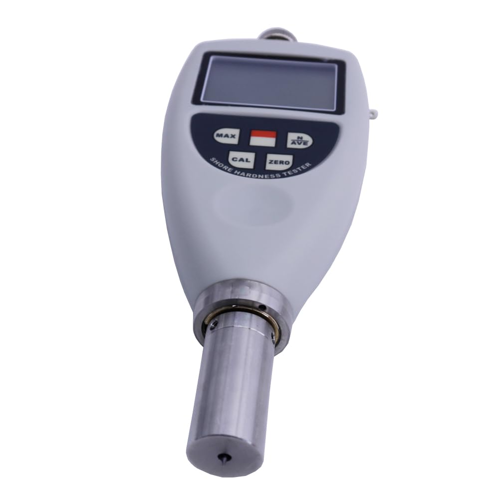 VTSYIQI Shore A Hardness Tester Gauge Shore A Durometer with 0.79 Truncated (Frustum) Cone Resolution Measurement Range 10~90HA ASTM ISO Standard for Soft Vulcanized Rubber Thermosets Wax Felt and Leathers