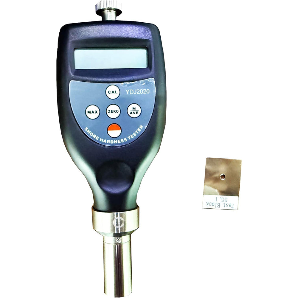 VTSYIQI Shore C Hardness Tester for Plastics and Middle Hard Rubber Materials Etc With Measurement Range 10HC~90HC Indenter 0.79 Truncated (Frustum) Cone Under-voltage Alarm Function