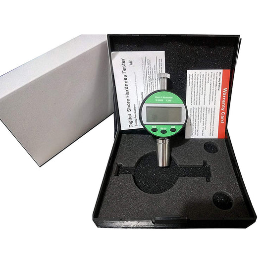 VTSYIQI Digital Shore A Hardness Tester Meter Shore A Durometer 0 to 100HA for Leather Wax Rubber Polygrease Handhold Rubber Durometer
