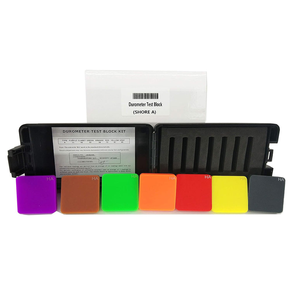 VTSYIQI Durometer Test Block A Type Rubber Hardness Test Block Duromet