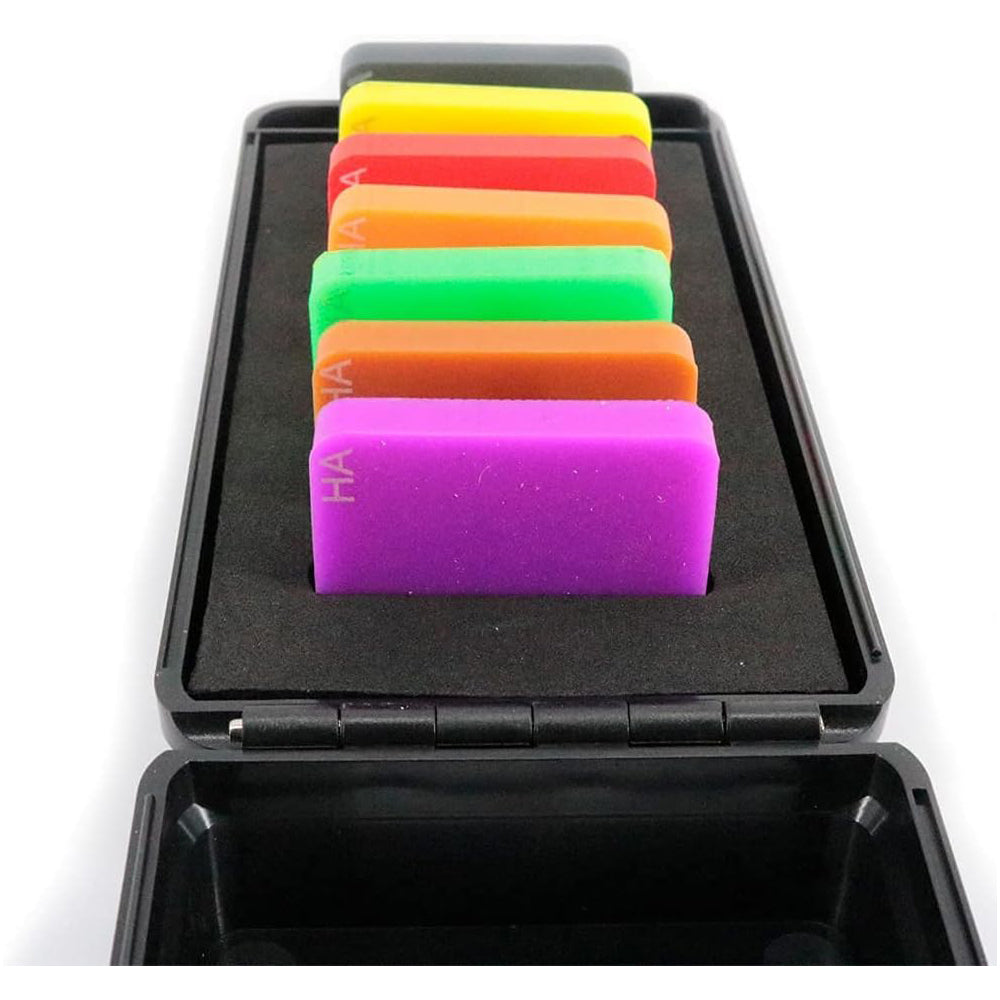 VTSYIQI Test Block Kit for Type A Durometers Hard Rubber and Plastics