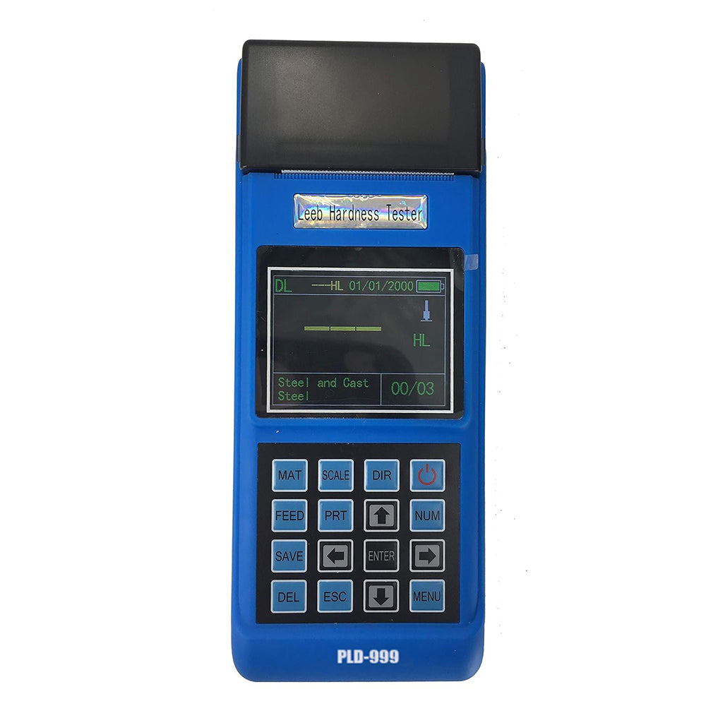 VTSYIQI Digital Hardness Tester Gauge Meter with Print Instruments TFT Display HLD HRC HB HV HS HRA HRB