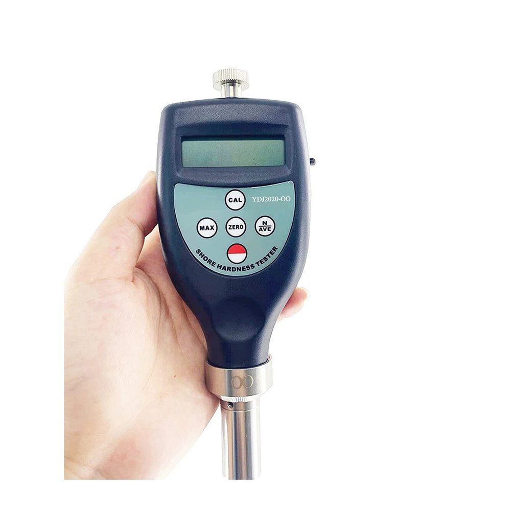 VTSYIQI Shore OO Durometer Soft Elastic Materials Hardness Meter with Accuracy ≤±1H Measurement Range 10HOO~90HOO Resolution 0.1H for Foam Rubber Silicone Gel-Like Materials