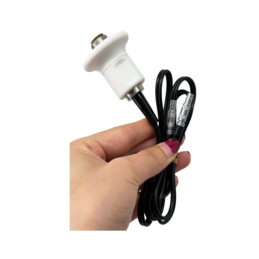 VTSYIQI High Temperature Probe for Ultrasonic Thickness Gauge Meter with Frequency 5MHz Measuring Range 3.0-200mm Dimensions 12mm for High Temperature (Lower Than 300℃) Materials Thickness Measurement
