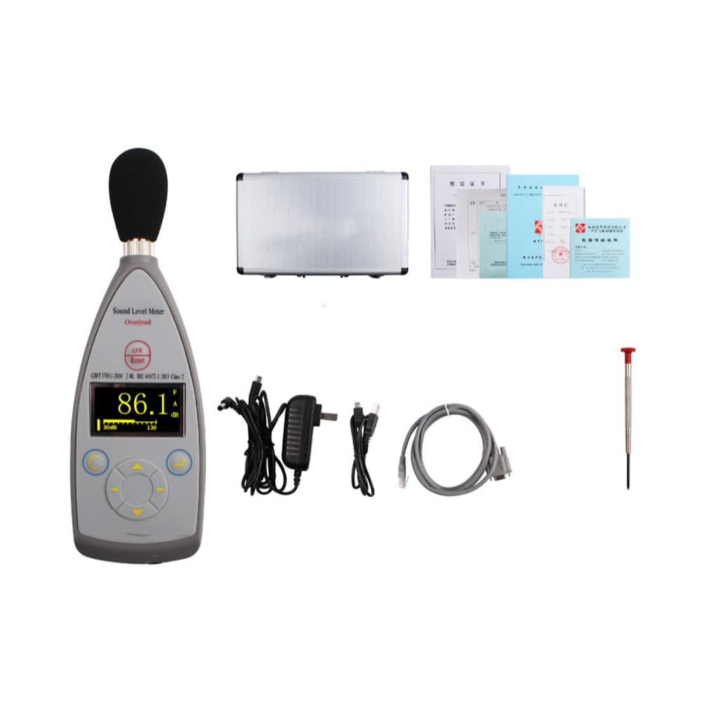 Sound Level Meter Ti VTSYIQI Integrating Sound Level Meter Class 2 Sound Decibel Meter with