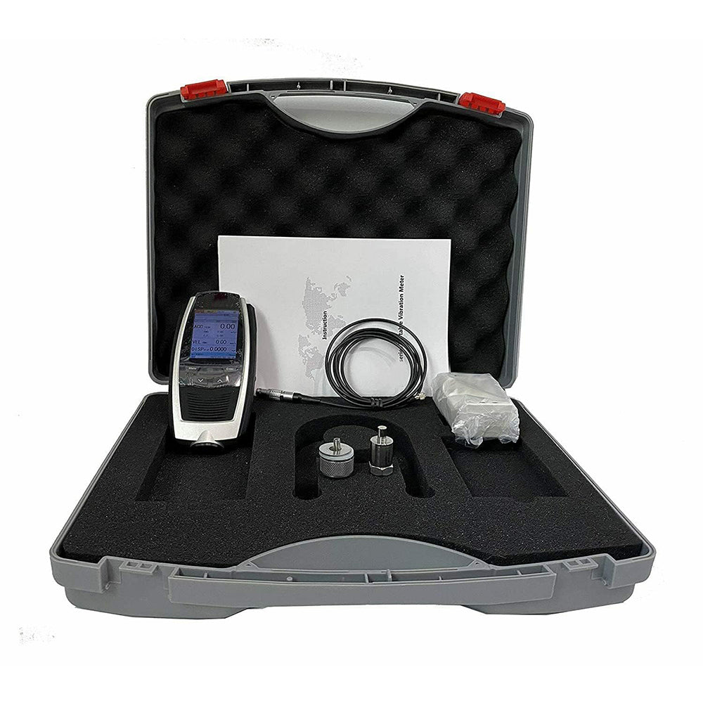 VTSYIQI Digital Vibration Tester Vibrometer with  5 Level Low-Pass Elliptic Filter FT Spectral Line Number 200 400 800 1600 3200 for Using Machinery Manufacturing Electric Power Metallurgy Vehicles and Other Fields