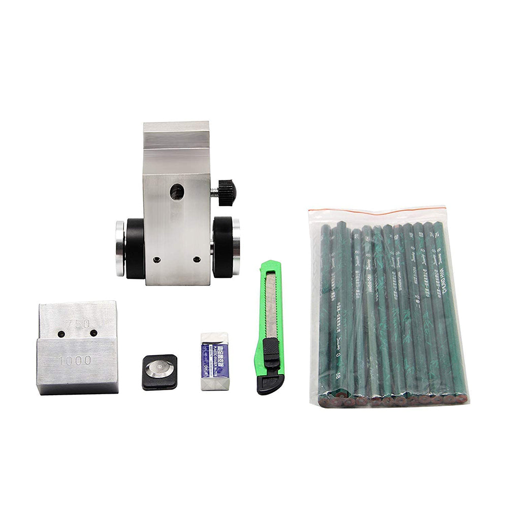 VTSYIQI Pencil Hardness Tester Paint Coating Films Scratches Tester with Load Weight 1000g 750g 500g Portable Pencil Hardness Gauge Testing Tools