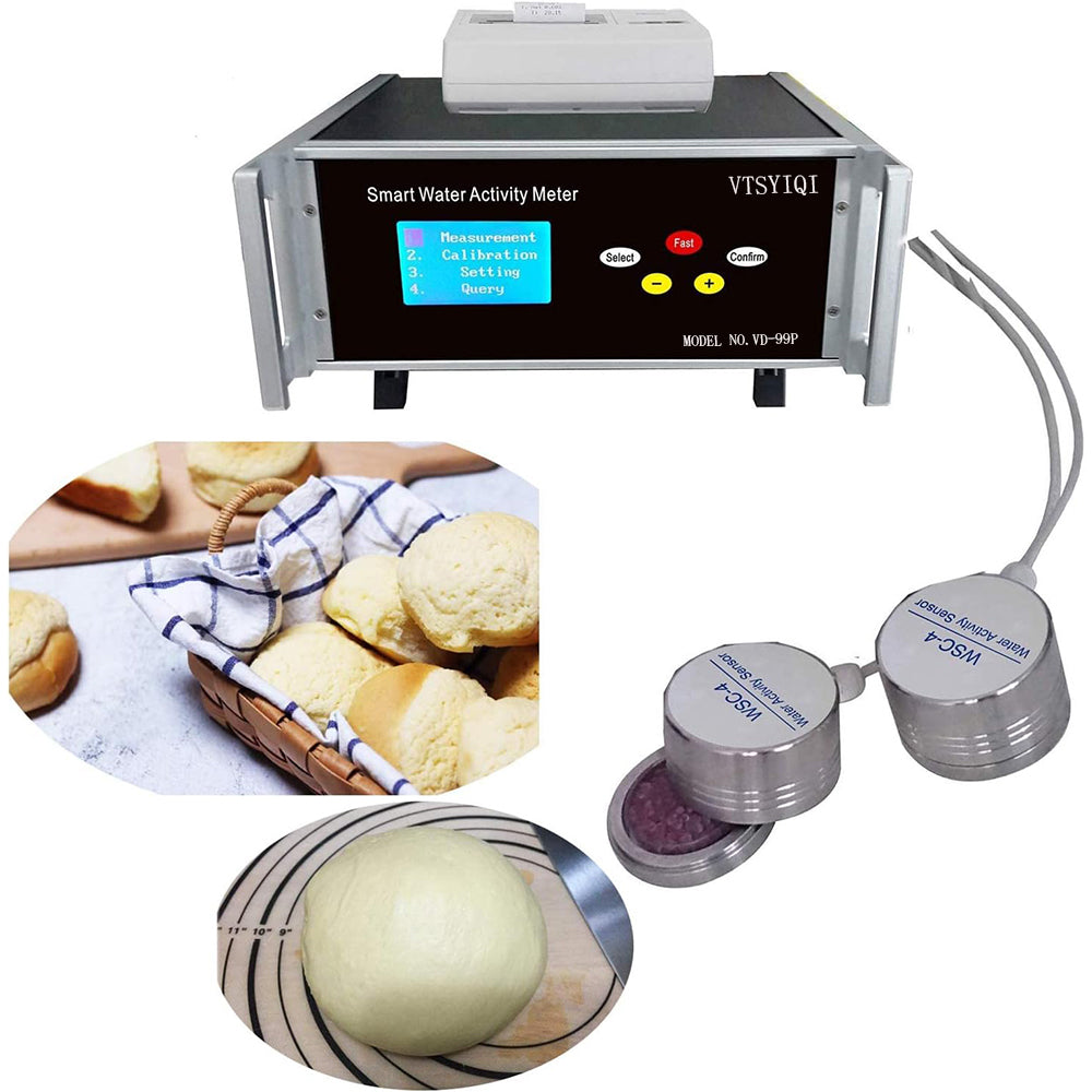 VTSYIQI Lab Smart Food Water Activity Meter Tester With Real Time Printer Continuous Intelligent Measurement