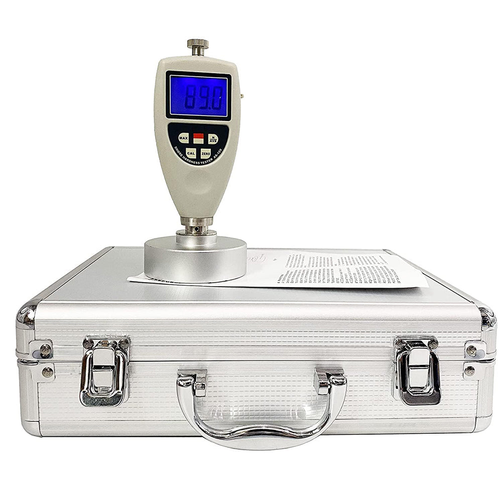 VTSYIQI Shore F Hardness Tester Sponge Durometer Foam Hardness Tester with Resolution 0.1HF Measurement Range 10 to 90HF for Measuring Soft Foam Material and Polyurethane Foam Rubber Products