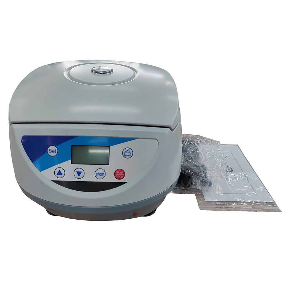 VTSYIQI Low Speed Centrifuge Lab Centrifuge Machine with Max Capacity 12 * 5/10ml Blood Tube Max Speed 500-4000 r/min Max RCF 2220xg for PRP Cosmetic Blood Station Biochemistry Etc