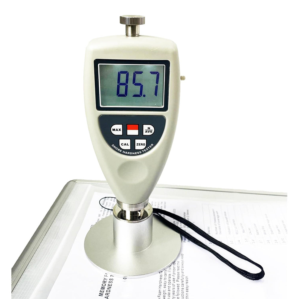 VTSYIQI Shore MF Durometer Rebound Sponge Hardness Meter Memory Foam Durometer for Memory Foam Hardness Measurement with Measurement Range 10 to 90HMF Resolution 0.1HMF