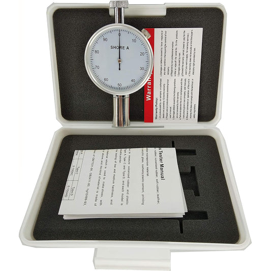 VTSYIQI  Shore A Durometer Hardness Tester meter Penetrometer Sclerometer with Portable single needle shore hardness tester test gauge