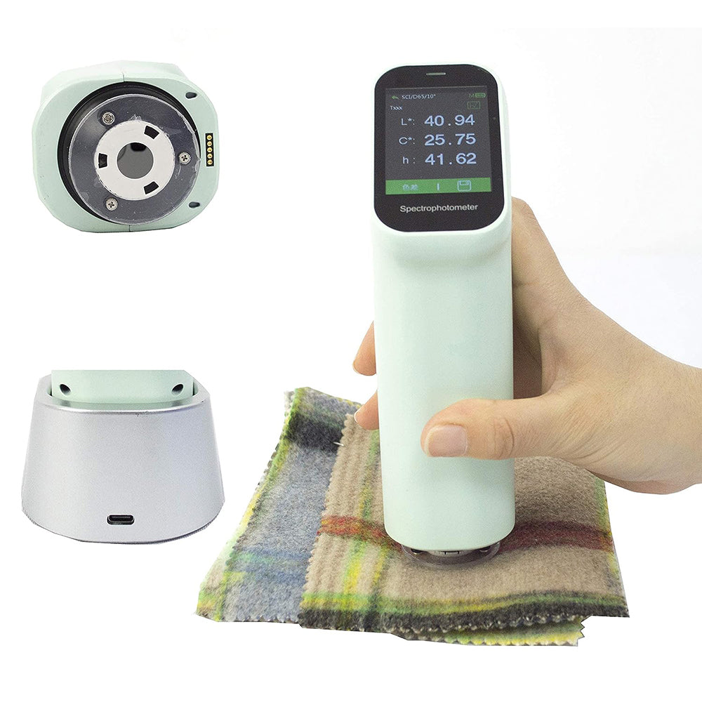 VTSYIQI Digital Colorimeter Spectrophotometer with Aperture 4mm Auto C