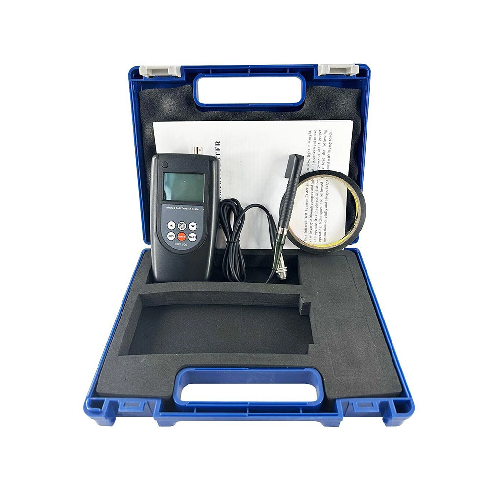 VTSYIQI Digital Infrared Belt Tension Meter Tester Tensiometer for Belt Tension in Motors and Other Machinery with Laser Sensor Measurement Range 10~800Hz Metric or Imperial Conversion