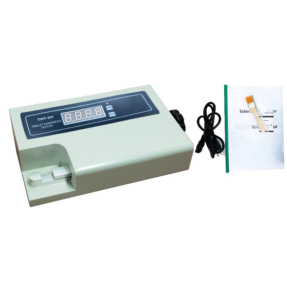 VTSYIQI Tablet Hardness Testing Equipment Tablet Hardness Tester Manually with Hardness Range 2 to 200 N 0.2 to 20KG Probe Procession Range 3 to 20mm Hardness Accuracy ±1.5% LED Display