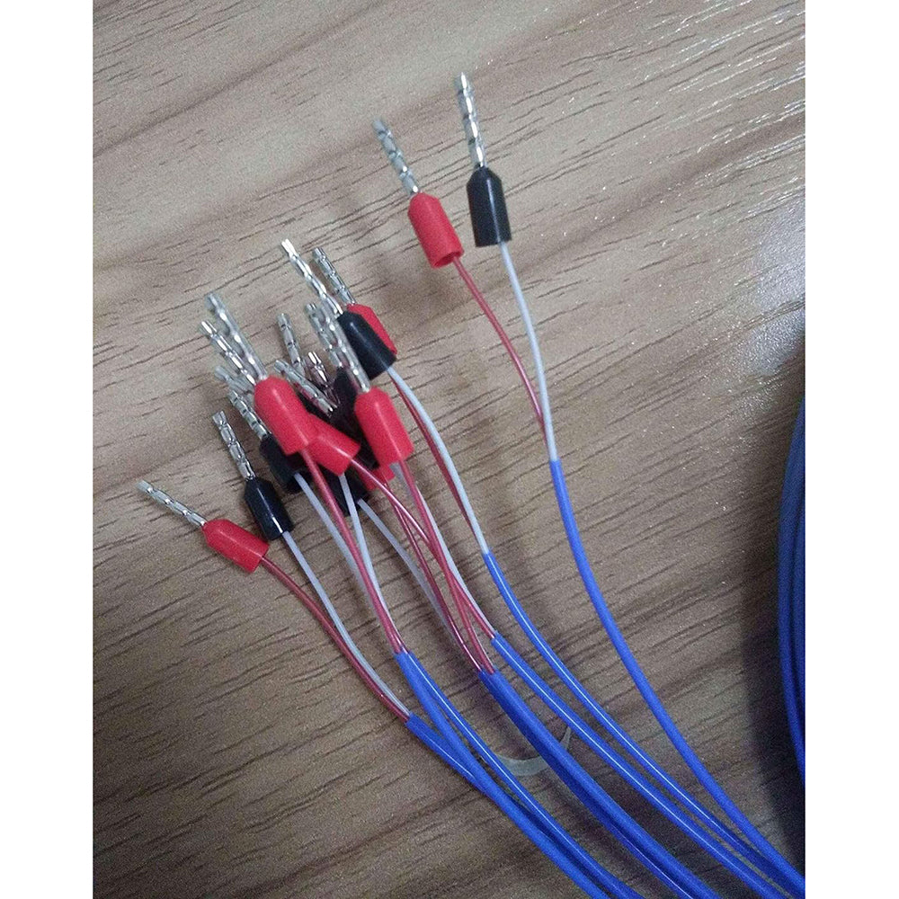 VTSYIQI 32 Channels Temperature Recorder Meter ATL109 K Type Thermocouple Wires for AT4532 Included 32 Pieces Each Piece Length 2 Meters