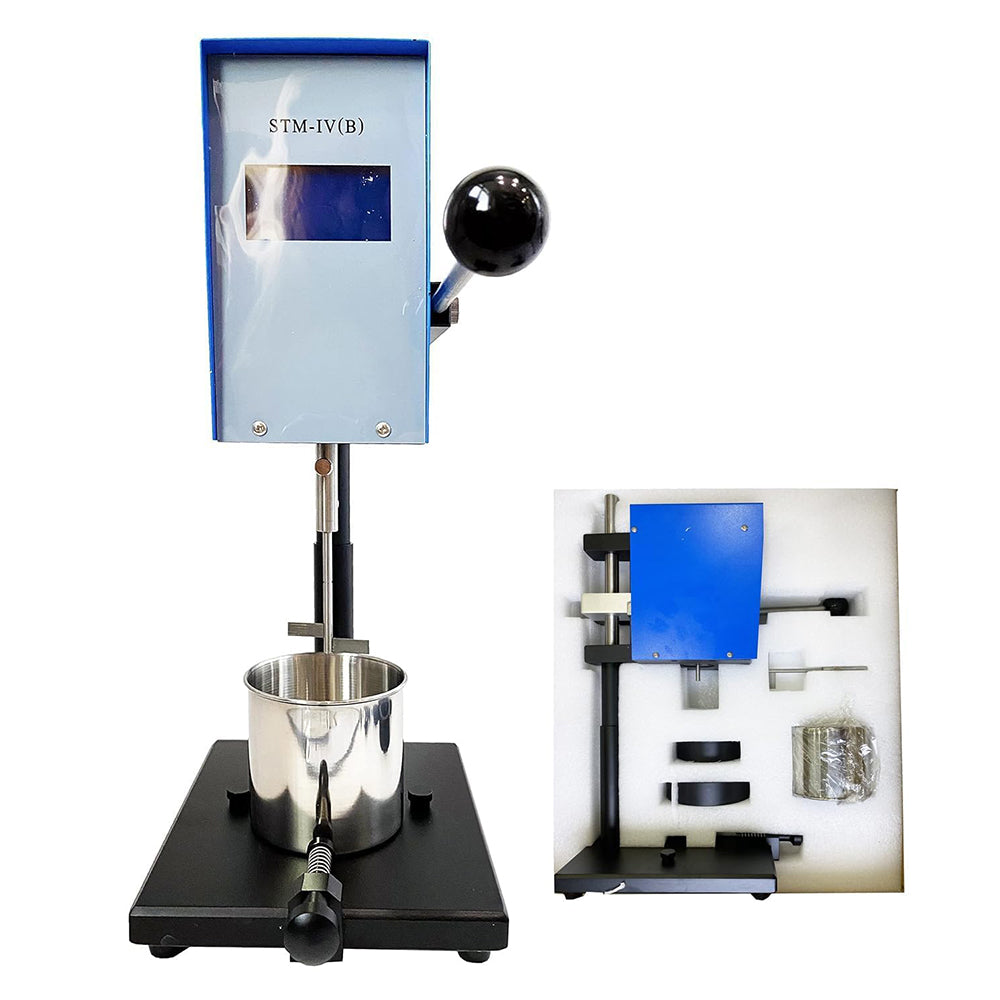 VTSYIQI Stormer Viscosity Tester Rotational Viscometer Stormer Viscosimeter with  Range 40.2~141.0KU 27cP-5250cP 32~1099g Paint Coating Ink Viscosity Tester Temp and Time Display Function KU CP G MPa.s Measurement Unit