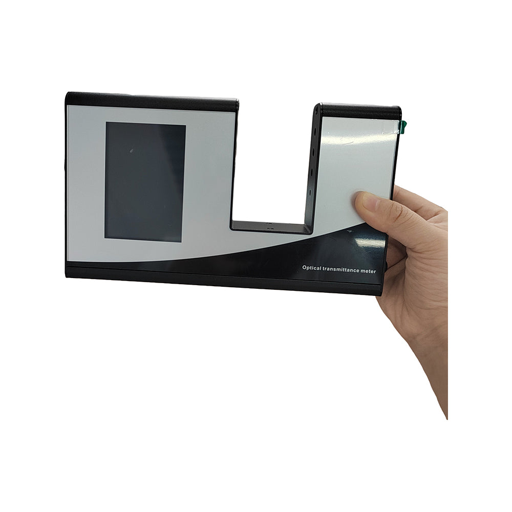 VTSYIQI Handheld Light Transmittance Meter Portable Optical Transmittance Meter with Illuminant UV Visible Light Infrared 940nm Infrared 1400nm Infrared Full Band SHGC and TSER Resolution 0.1% TFT True Color 3.5inch Display