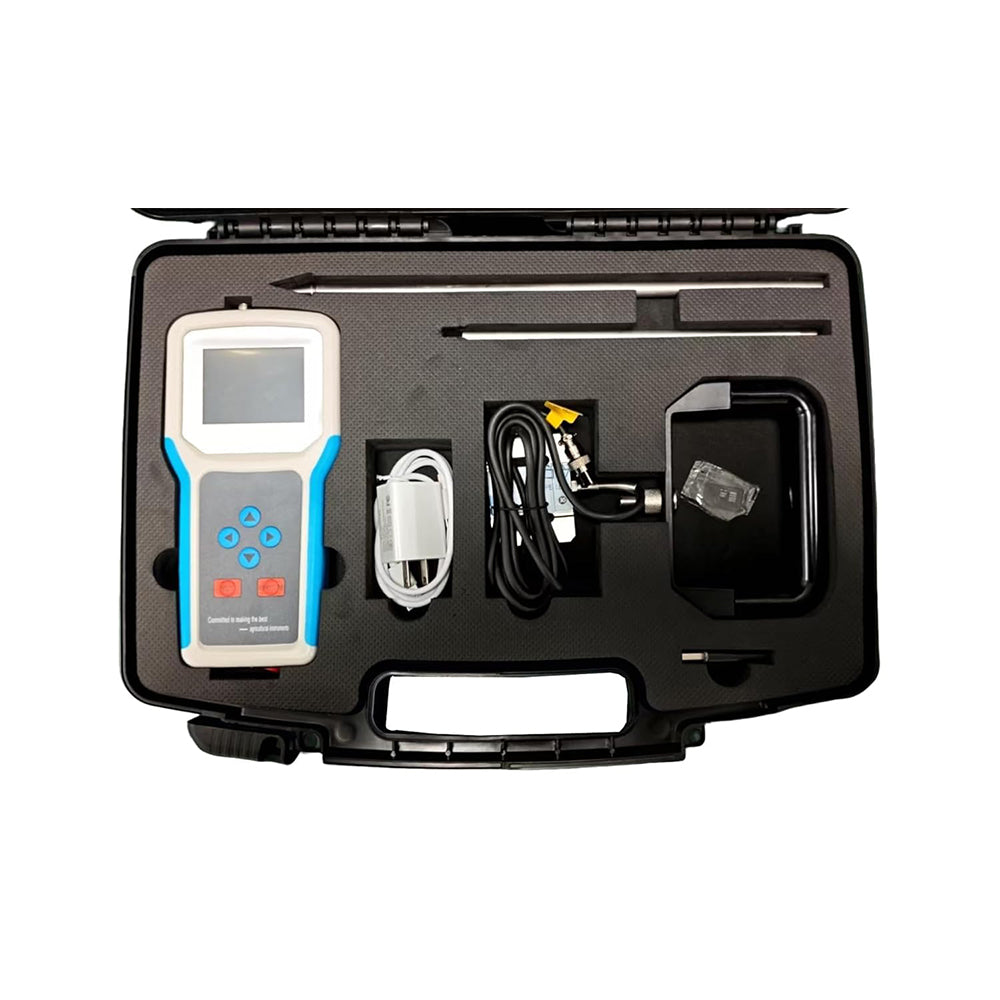 VTSYIQI Soil Hardness Tester Soil Compaction Meter for Penetration Resistance Test with LCD Display Split Test Probe Total Measuring Depth 50cm Measuring Range 0-100kg Comprehensive Accuracy 0.1% F.S Sensitivity 2.0±0.1mv/V