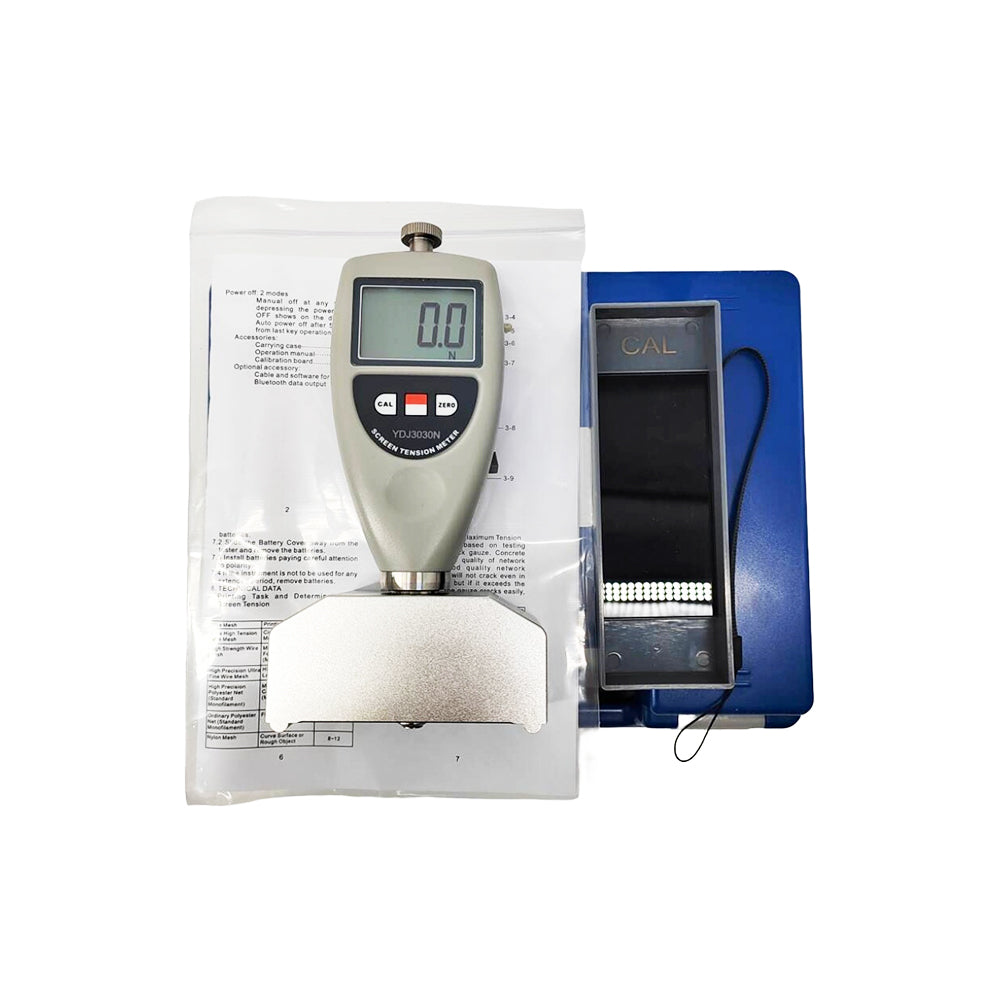 VTSYIQI Screen Tension Tester Screen Mesh Tension Meter with LCD Digital Display Eliminating Reading Error High Accuracy Measurement Range 7~40 N/cm Display Range 0~50 N/cm Fiducial Error 5% for Screen Printing and Screen Stencil Measurement