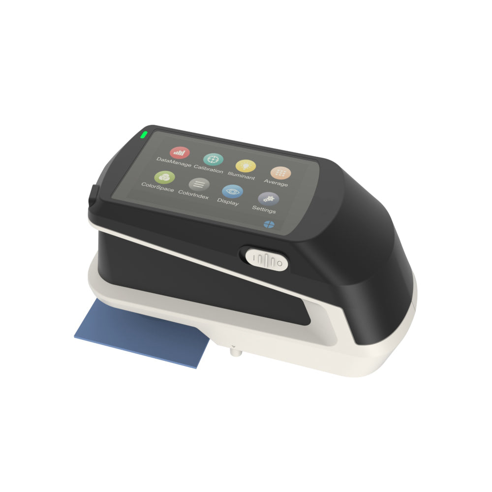 VTSYIQI Lab Spectrophotometer Multi Aperture Spectrophotometer with Inter-instrument Error MAV,Within ΔE*ab 0.15 Aperture 12mm 11mm 10mm 6mm 5mm 3mm 1*3mm Illumination 45/0 Combined LED Light, UV Light Source