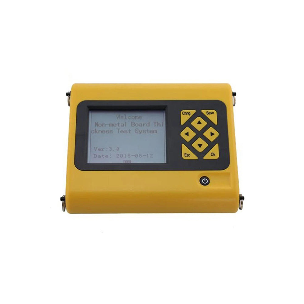 VTSYIQI Concrete Floor Slab Thickness Gauge Nonmetallic Plate Thickness Tester with Test Scope 40mm-800mm Permissible Error 40 ～ 600 mm ±1 mm 601～ 800 mm ±2 mm for Nonmetallic Board Thickness Testing Such As Concrete Rock, Glass etc