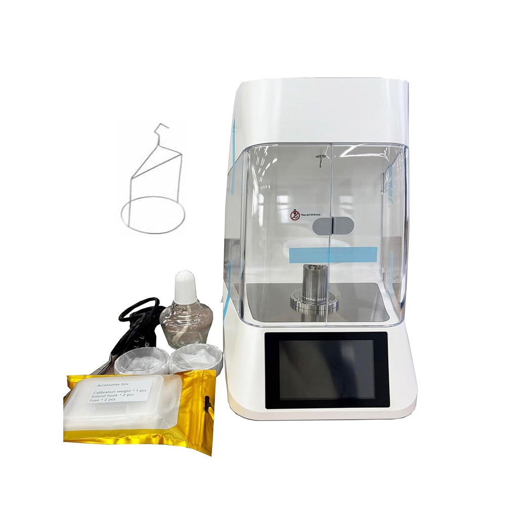 VTSYIQI Ring Surface Tension Meter Tester Instrument with Test Range 0-1000mN/m Precision 0.1mN/m ASTM D-971 Standard Du Nouy Ring Method 4.3 Inch Touch Screen