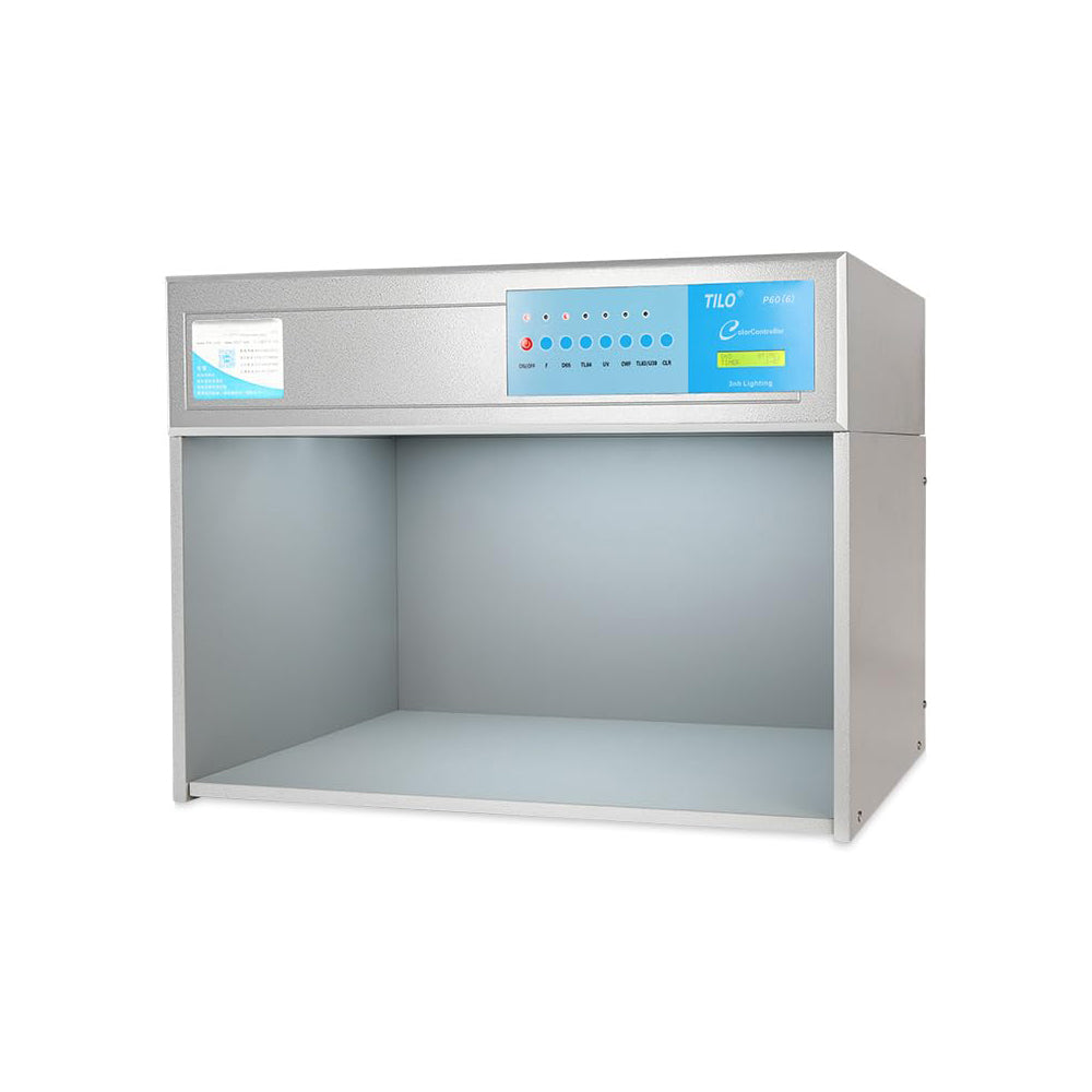 VTSYIQI Light Booth Color Assessment Cabinet Color Matching Cabinet Light Source with D65 TL84 TL83 UV F CWF 6 Light Sources Color Light Box to Simulate Different Light Sources to Obtain an Objective Assessment of Color
