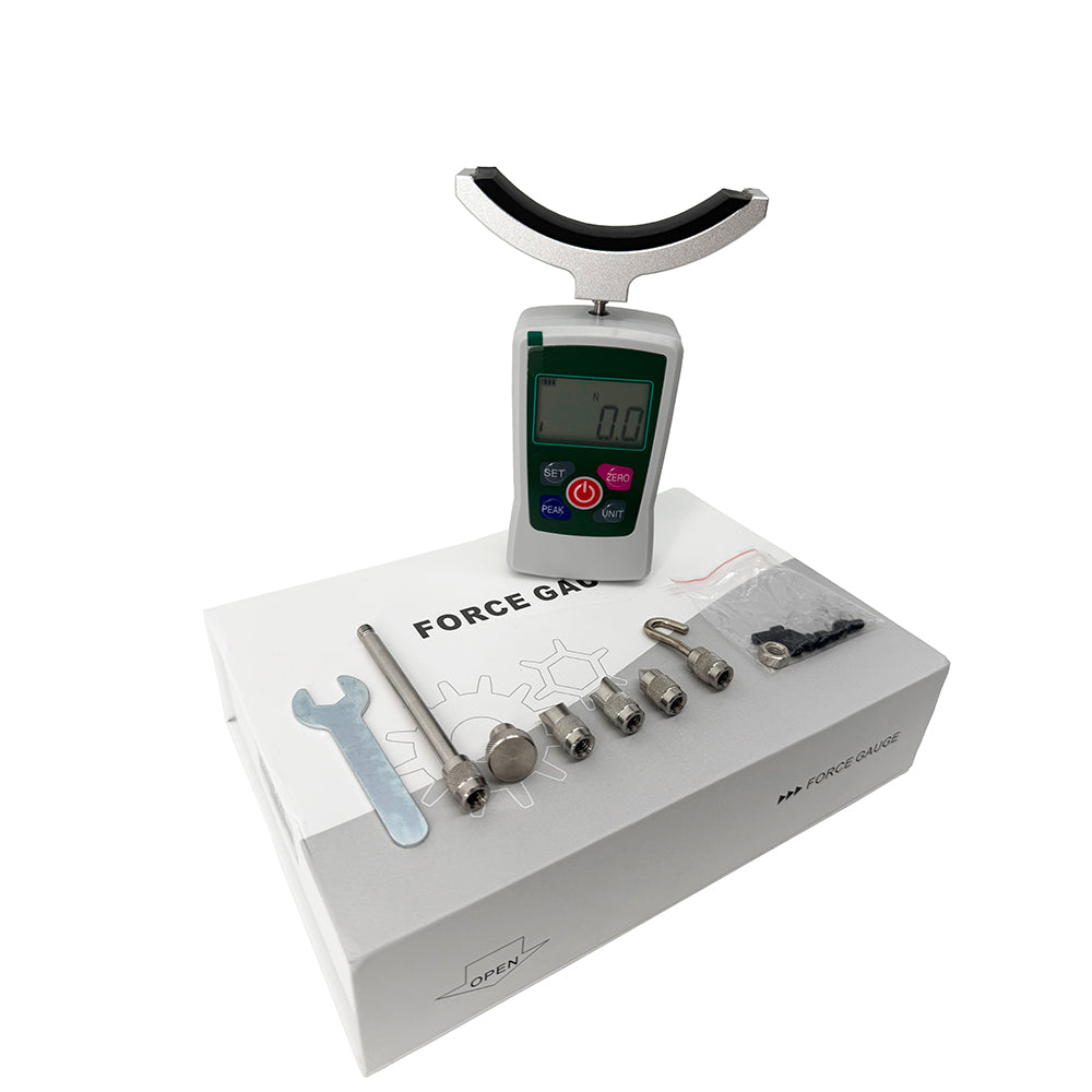 VTSYIQI Muscle Strength Tester Handheld Muscle Dynamometer with Maximum Load Value 500N;50kg;110Lb Accuracy ±1％ Load Division Value 0.1N; 0.01kg; 0.01Lb Automatic Shutdown Function