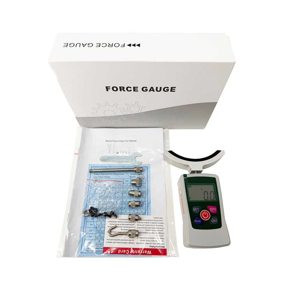 VTSYIQI Muscle Strength Meter Handheld Dynamometer for Muscle Strength with Load Division Value 0.1N; 0.01kg; 0.01Lb Maximum Load Value 500N;50kg;110Lb Accuracy ±1％ Setting Function of Gravity Acceleration