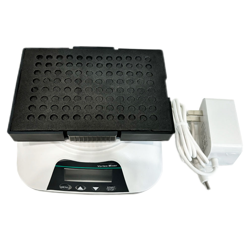 VTSYIQI Digital Microplate Shaker Microplate Oscillator Mixer with Horizontal Gyration Amplitude 4mm RPM Range 100-1200rpm RPM Increment 100rpm Timing Range 1min-8h Motor Brushless Motor
