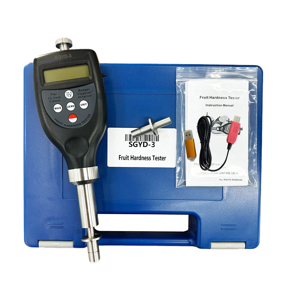 VTSYIQI Digital Fruit Penetrometer Hardness Tester Firmness Tester Sclerometer Hardness Tester for Vegetables Fruits