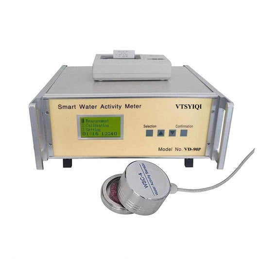 VTSYIQI Water Activity Meter Analyzer Monitor With Range 0 to 0.980aw no condensing For Fruits Vegetables Breads Biscuits Cakes Puffed Food